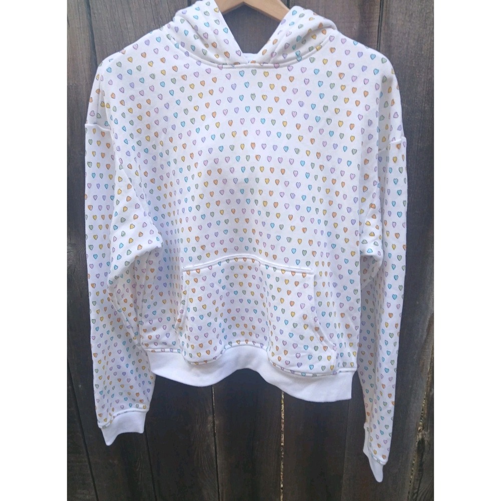 Roller Rabbit x Target Disco Hearts Women Sweatshirt With Hood Size Med